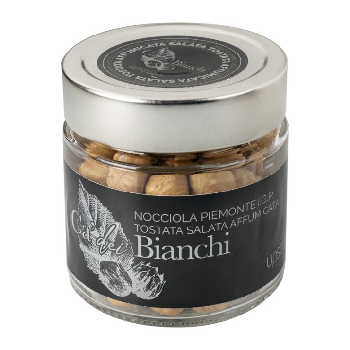 Noisette Piémont I.G.P. fumée salée - en bocal de verre