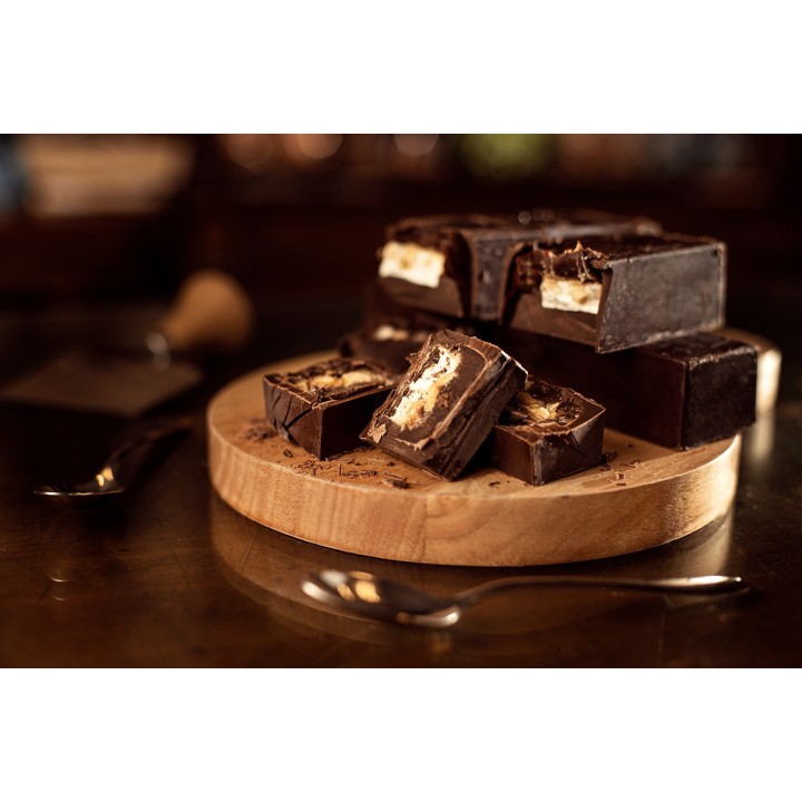 Nougat au rhum et chocolat