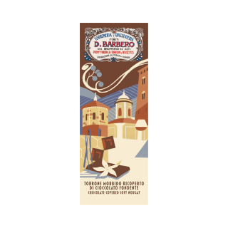 Torrone morbido ricoperto al cioccolato fondente - Premiata Torroneria