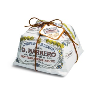 Panettone pesche, cioccolato e amaretti