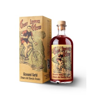 The Amaro del Diavolo Rosso G.Gerbi in an elegant box