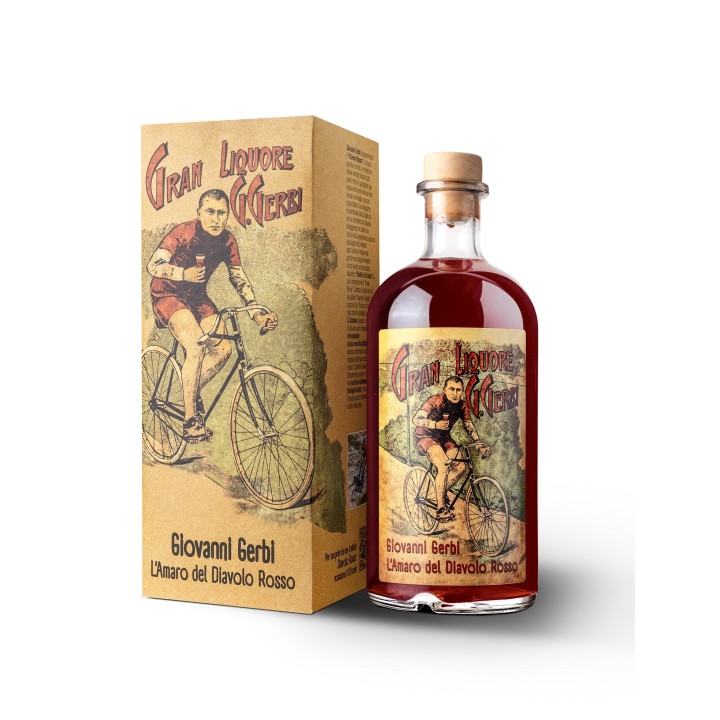 L'Amaro del Diavolo Rosso G.Gerbi in elegante scatola  70 cl
