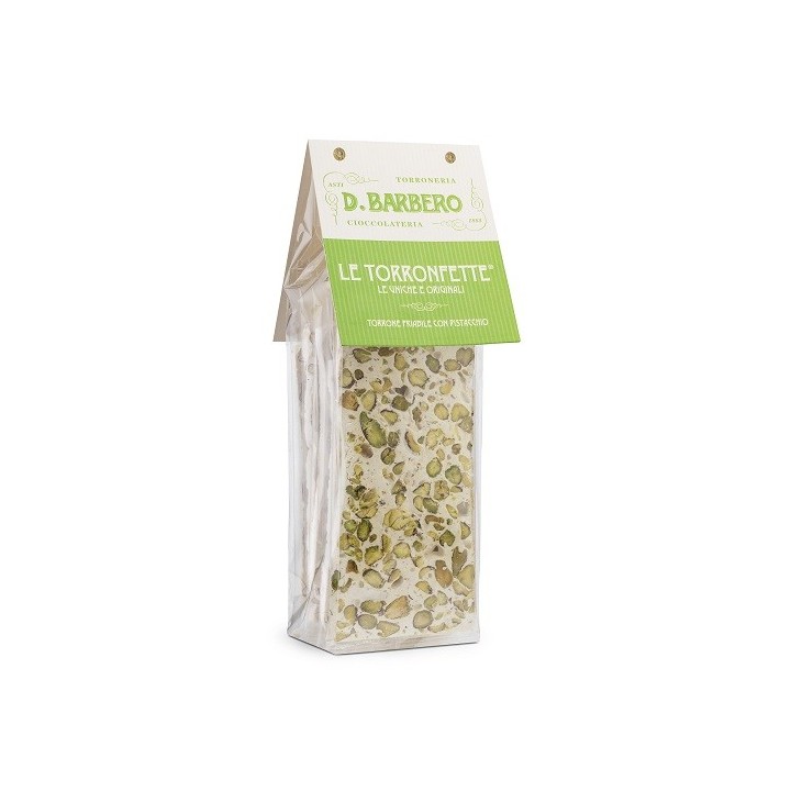 Torronfette in Tüte mit Pistazien 300 g.