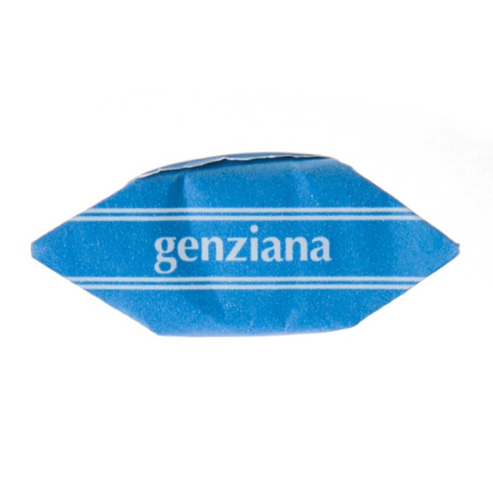 Gentian candies in tin box