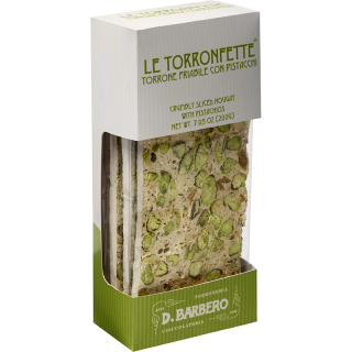 Torronfette in scatola con Pistacchi