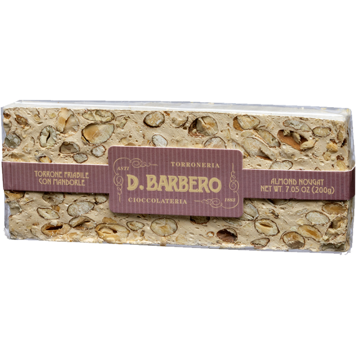 Nougat friable artisanal aux amandes