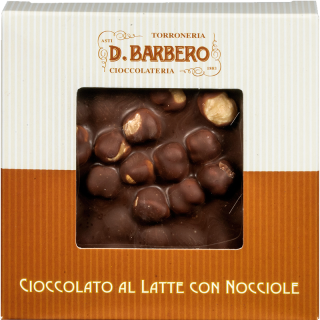 Cioccolato al latte con nocciola Piemonte I.G.P.
