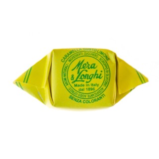 Lemon candies in tin box