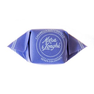 Bonbons aux myrtilles en boîte en fer