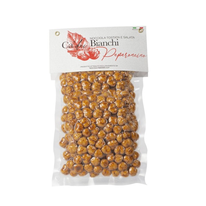 Salty Piedmont hazelnut P.G.I. with chilly-pepper