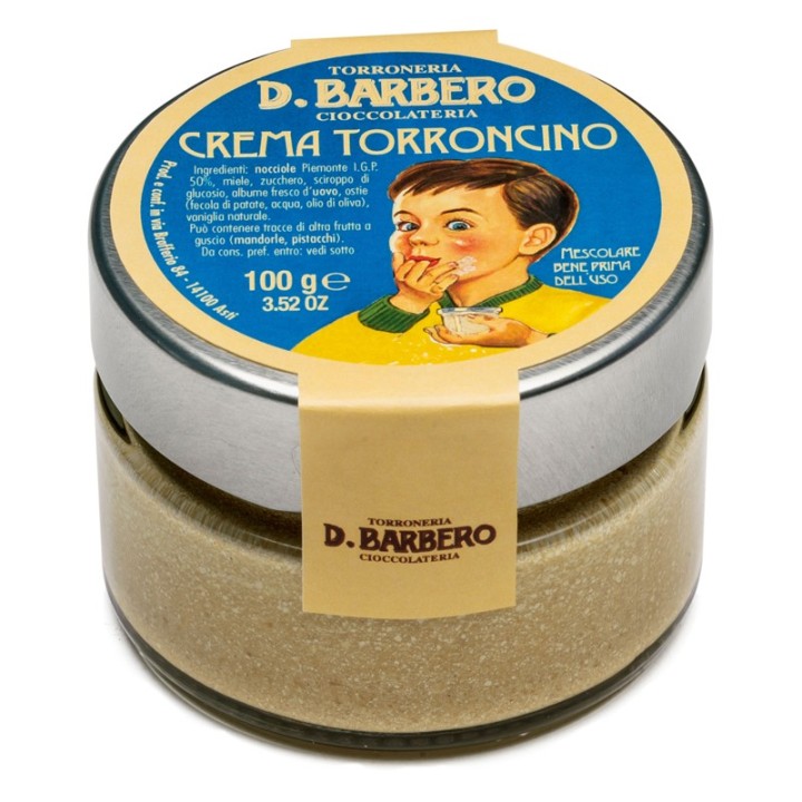 Torroncino cream with hazelnut